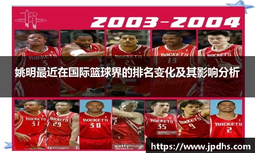 姚明最近在国际篮球界的排名变化及其影响分析
